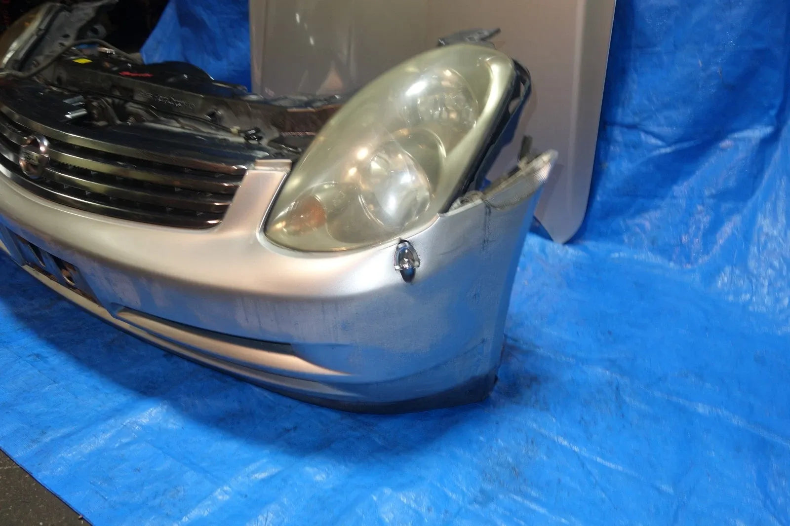 JDM Infiniti G35 Sedan Bumper HID Headlights Hood Grille 2003-2004 Sedan 4-DR