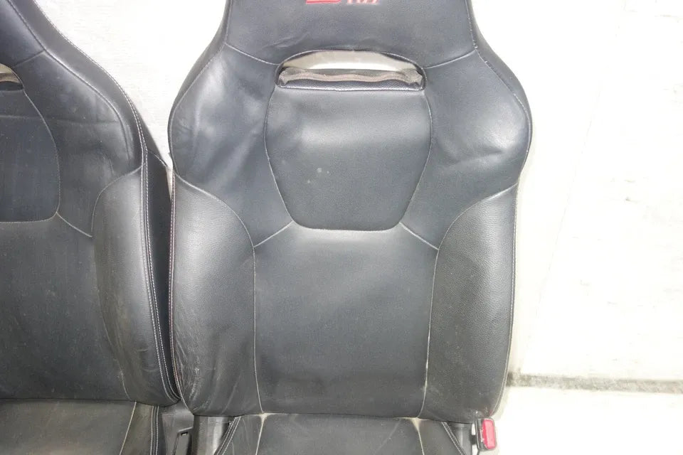 JDM Subaru Impreza WRX STi Front Seats Leather 2008-2014 GRB GRF Left Right #SET 3
