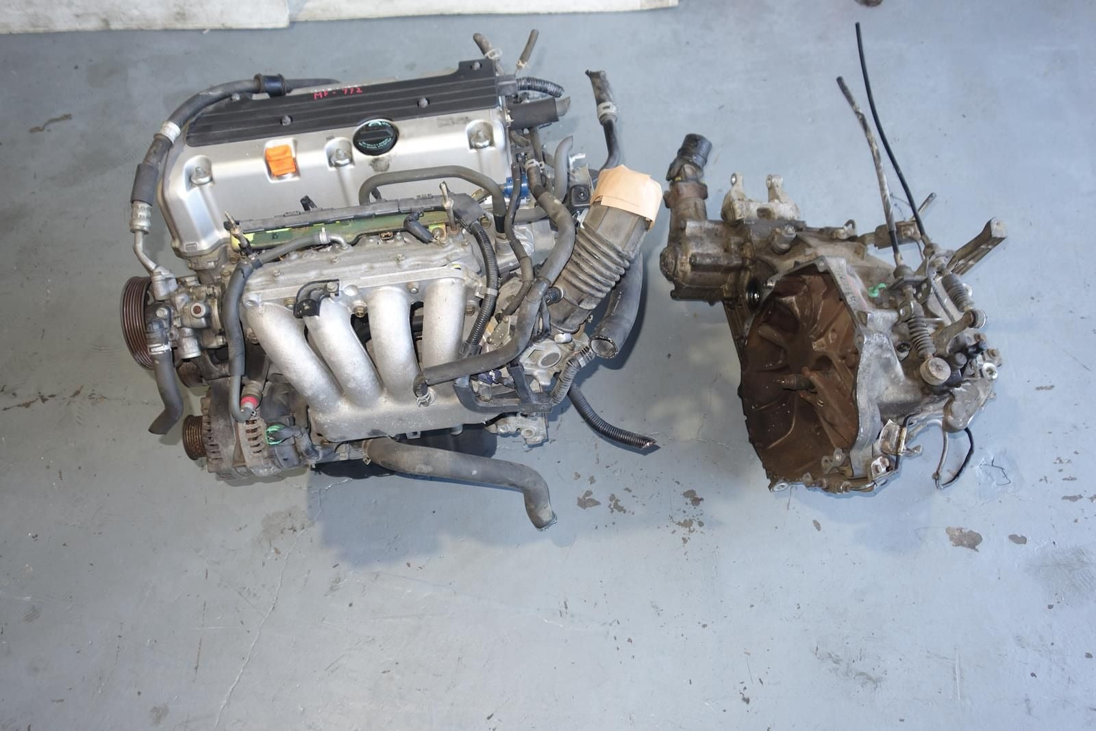 JDM Acura TSX K24A K24A2 2.4L DOHC i-VTEC Engine / Motor + 5speed AWD Transmission Swap 3-Lobes RBB-1 RBB-2 RBB-3 RBB-4 Head True VTEC 2004-2008 Honda