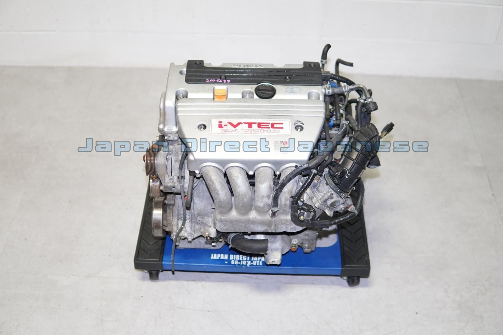 JDM Acura TSX K24A K24A2 2.4L DOHC i-VTEC Engine / Motor ONLY 205hp 3-Lobes Rbb-2 Head True VTEC 2004-2008