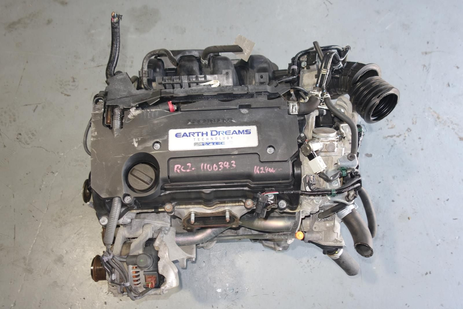 JDM Honda CRV CR-V 2.4L 4CYL DOHC Vtec K24W Complete Engine Motor Motor ONLY 2015-2019