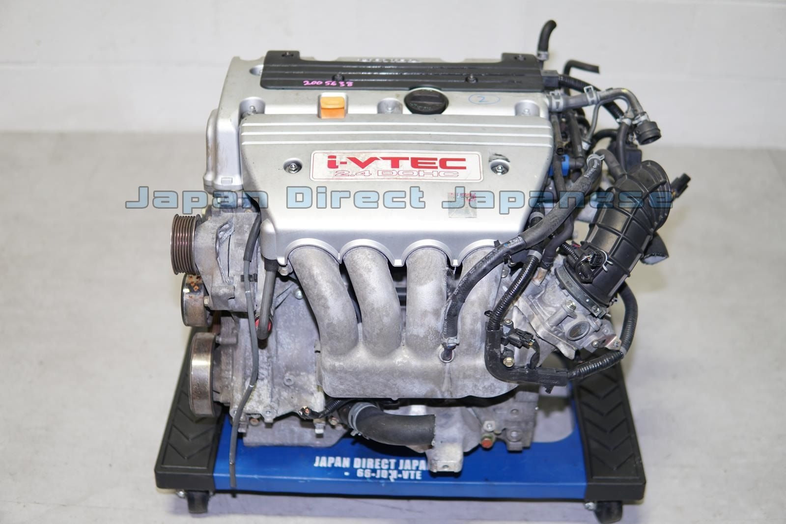 JDM Acura TSX K24A K24A2 2.4L DOHC i-VTEC Engine / Motor ONLY 205hp 3-Lobes Rbb-2 Head True VTEC 2004-2008