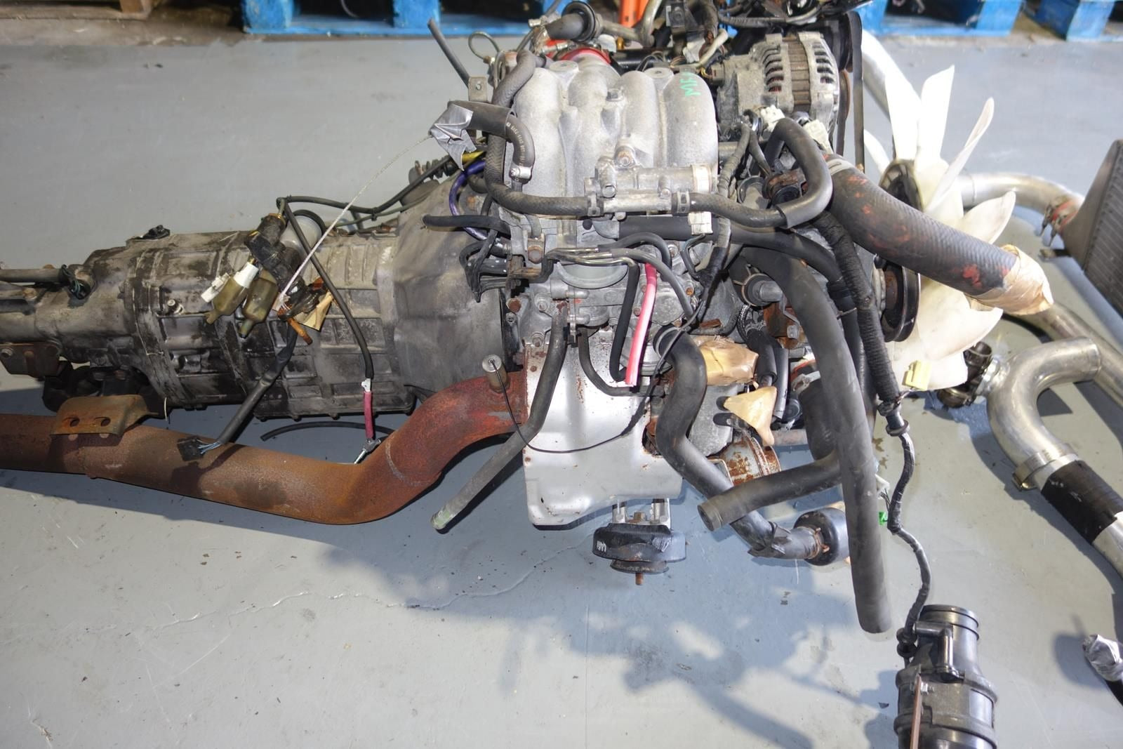 1988-1991 JDM Mazda RX7 13B Turbo Rotary Engine 5speed Transmission FC3S RX-7 FC