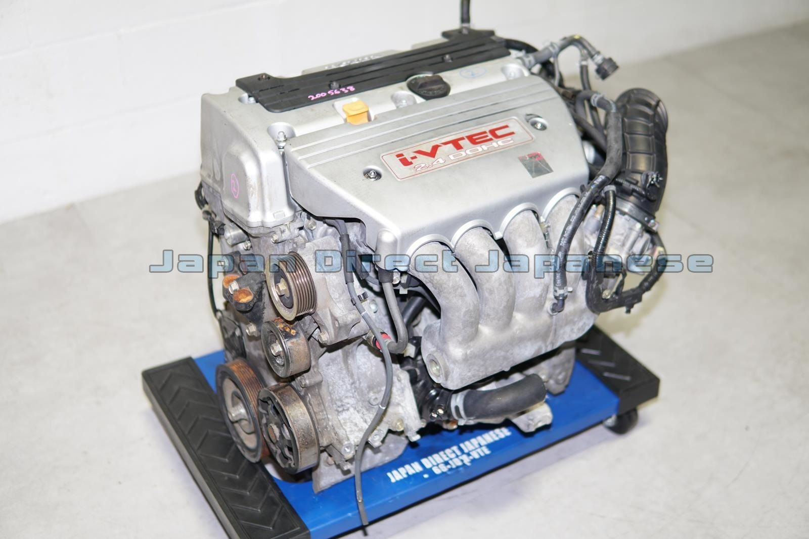 JDM Acura TSX K24A K24A2 2.4L DOHC i-VTEC Engine / Motor ONLY 205hp 3-Lobes Rbb-2 Head True VTEC 2004-2008