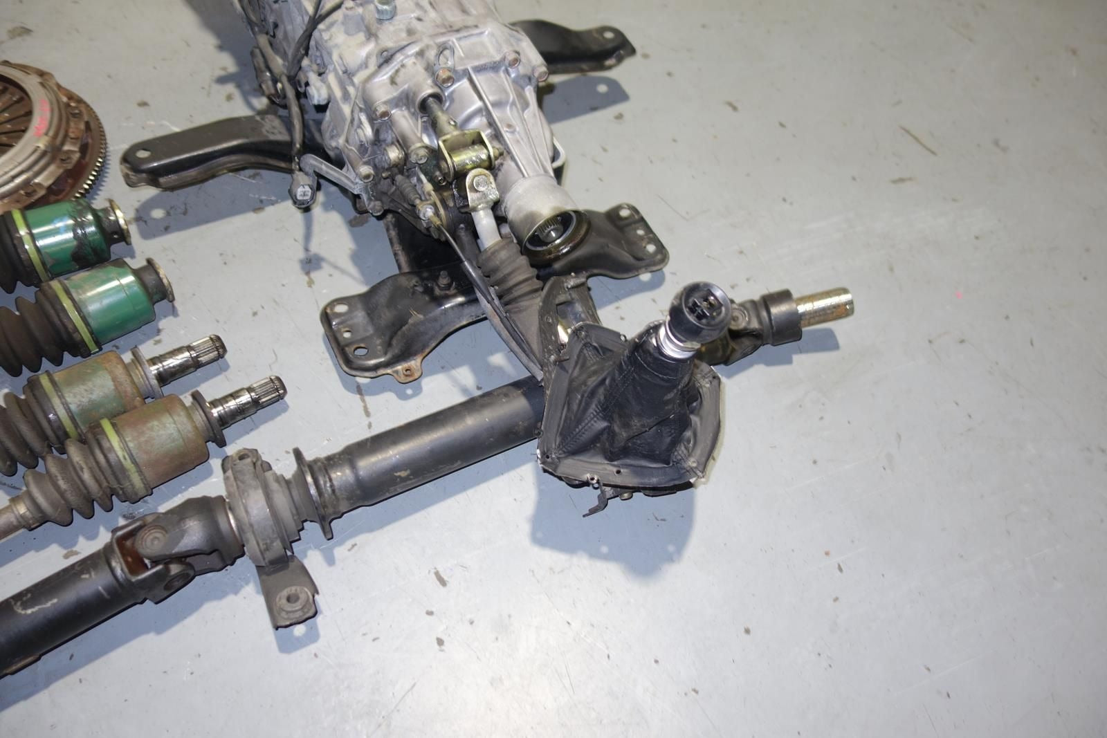 JDM Subaru Impreza Wrx STi 6speed Awd Transmission LSD Differential Axles Starter V7 R180 GDB TY856WB1AA Gearbox