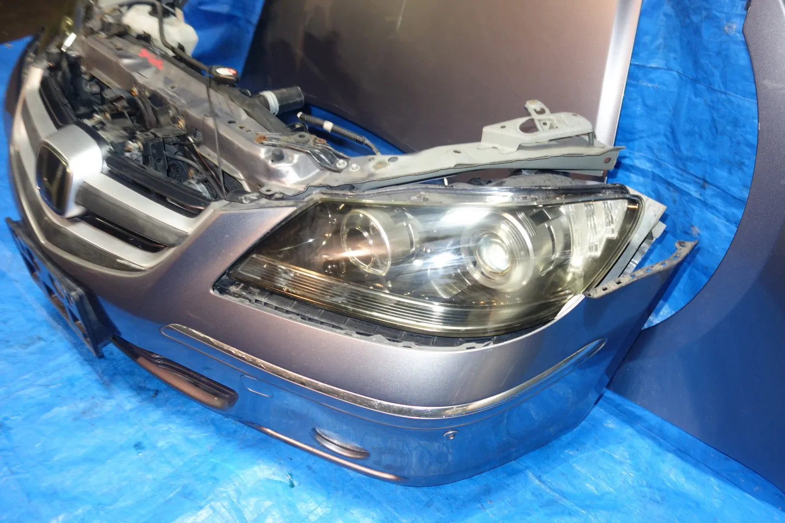 JDM Acura RL Bumper HID Headlights Fenders Hood Rebar Grille Fog Lights 2005-08