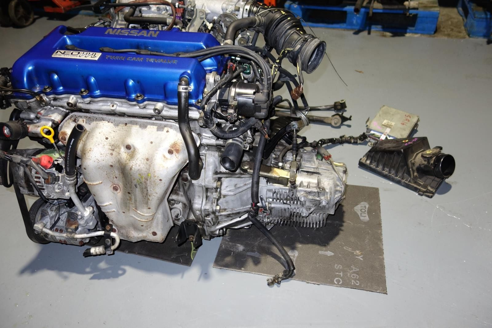 JDM Nissan Pulsar Sentra SR16VE Engine Neo VVL 1.6L VZ-R N1 5speed LSD Tranmission Wire Harness ECU SR16-VE Motor JN15