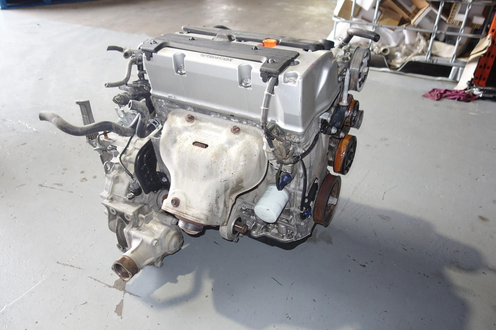 JDM Honda CRV 2.4L DOHC i-Vtec K24A Complete Engine Motor + 4x4 AWD 5speed Manual Transmission 2002-2006 CR-V