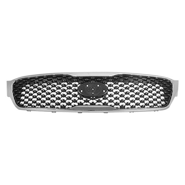 KIA SORENTO 2016-2020 — GRILLE; BLACK/CHROME; W/O CAMERA; FOR SX AND SX LIMITED; SORENTO 2016-2018