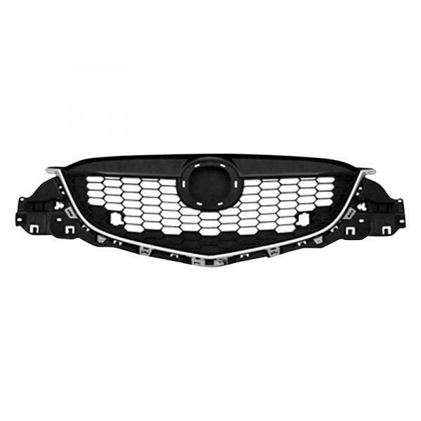 MAZDA CX 5 2012-2016 — GRILLE; MESH TYPE; BLACK WITH CHROME MOLDING; CX5 2013-2015