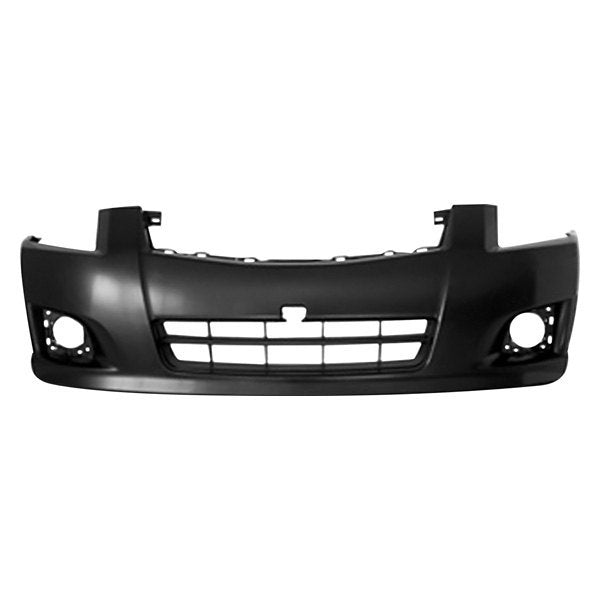 NISSAN SENTRA 2007-2012 — FRONT BUMPER PRIMED; W/FOG LAMP HOLES; 2.5L SR FE /SR MODELS; SENTRA 2009-2012 CAPA