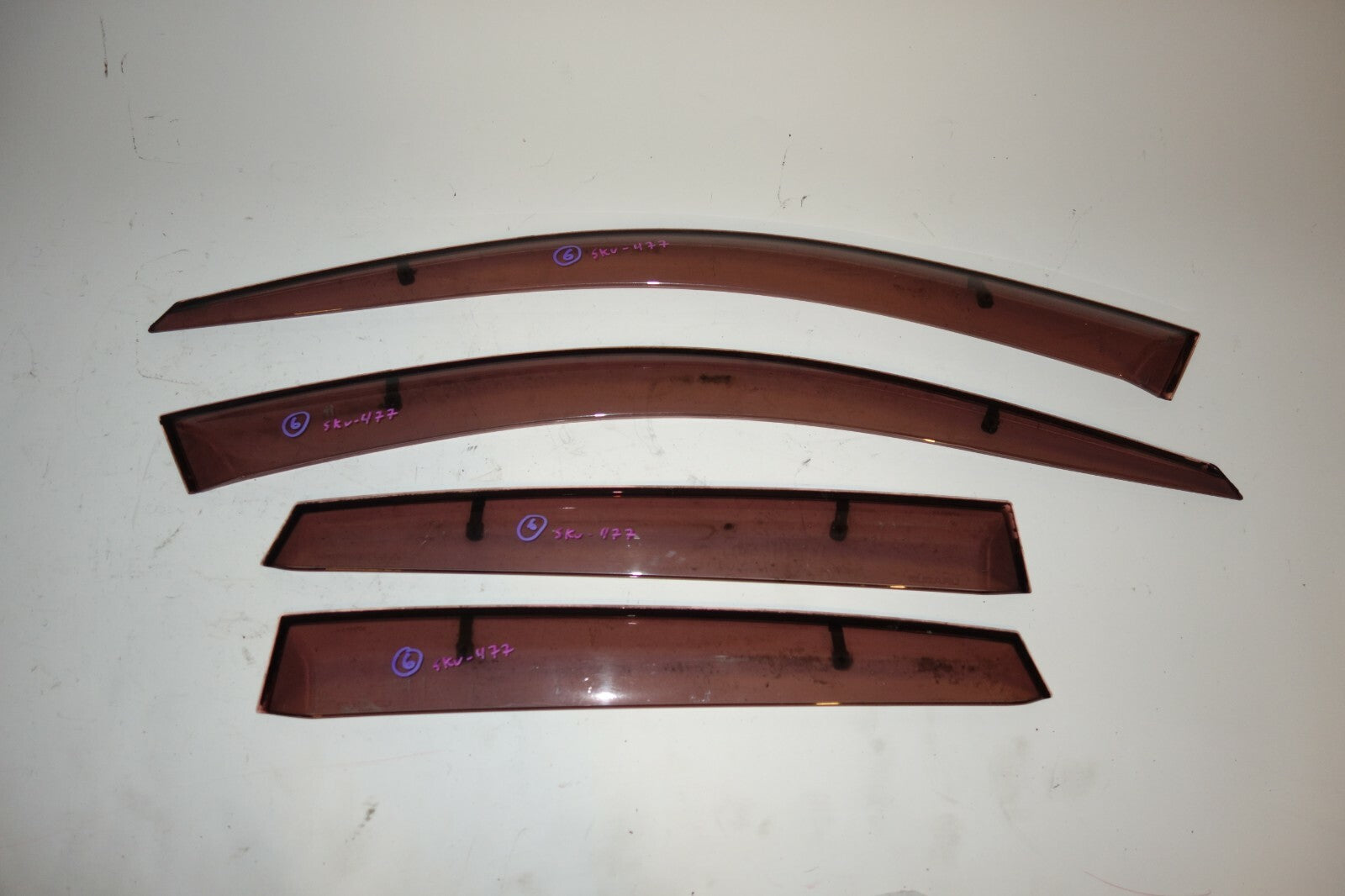2008-2014 OEM Subaru Impreza WRX STi Wagon Window Visors Rain Guards JDM Rare