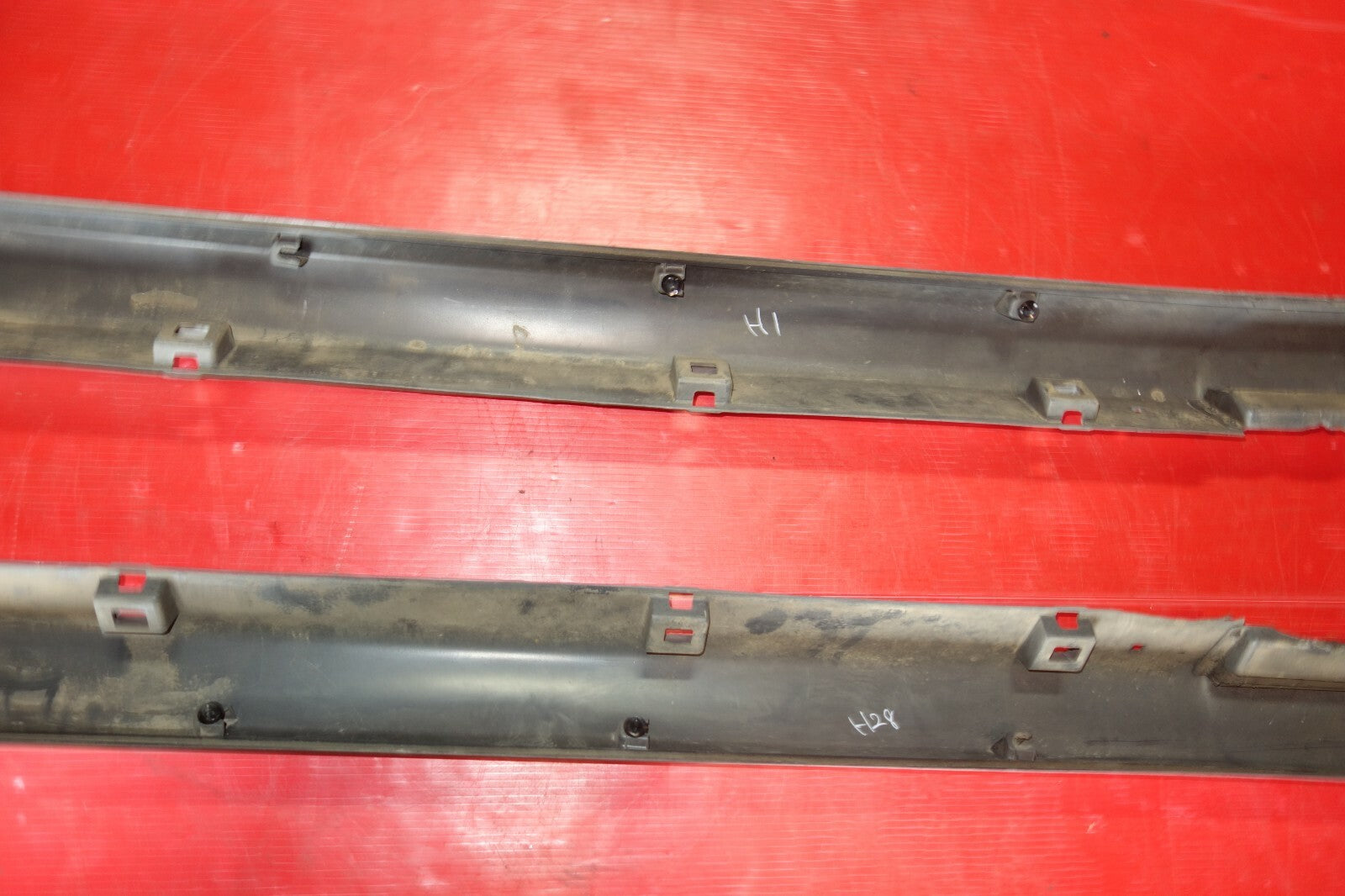 JDM Subaru Forester XT XS OEM Factory Side Skirts Rocker Panels 2003-2008 #6291