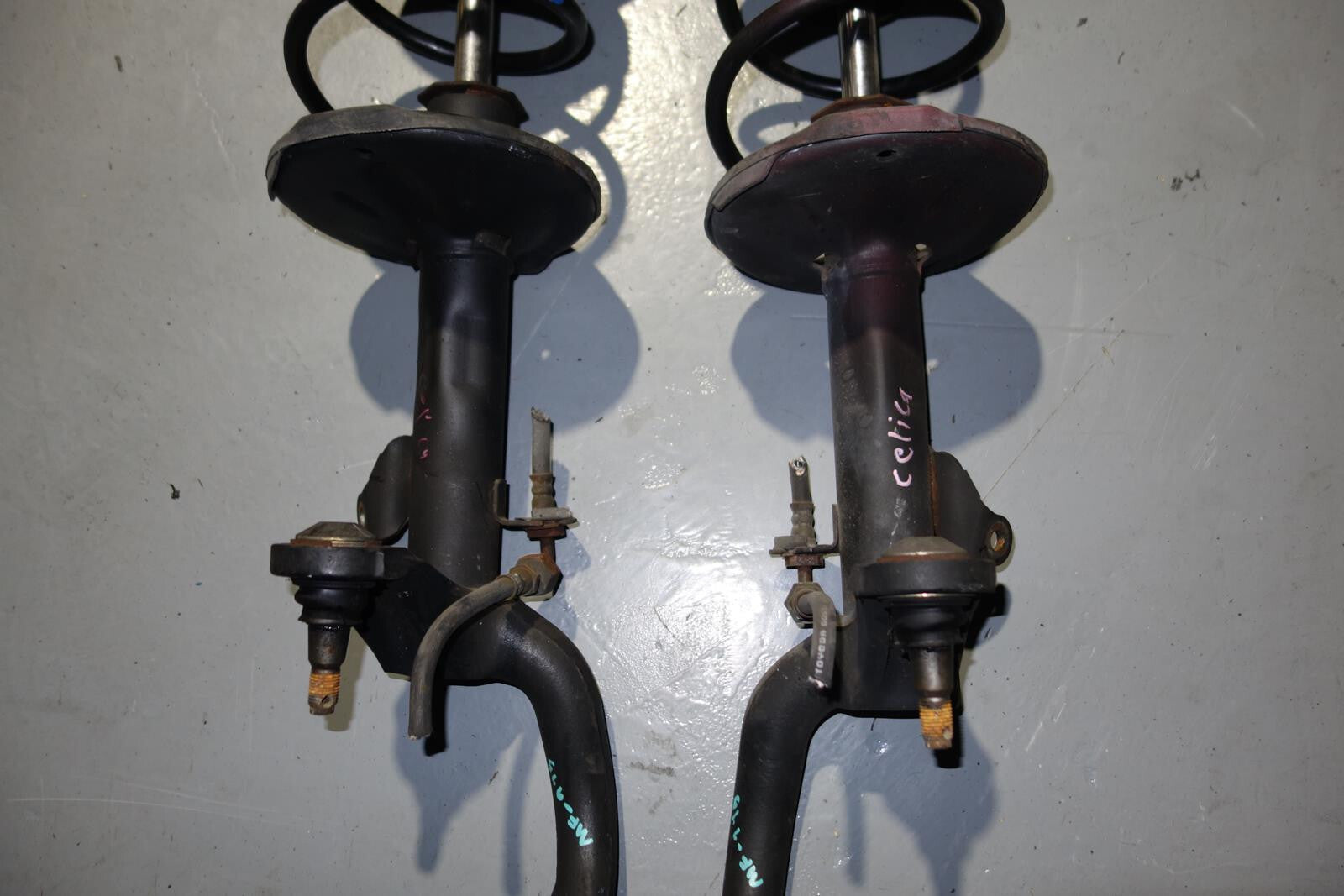 JDM Toyota Celica GT-S Front Super Strut Shocks Springs Pair 2000-2005