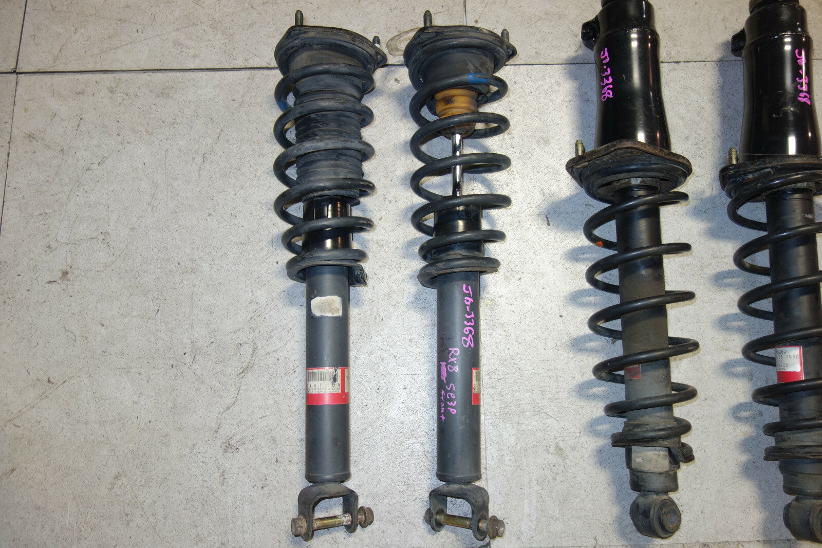 JDM Mazda RX8 OEM Tokico Shocks Struts Springs RX-8 Suspension 2004-2008