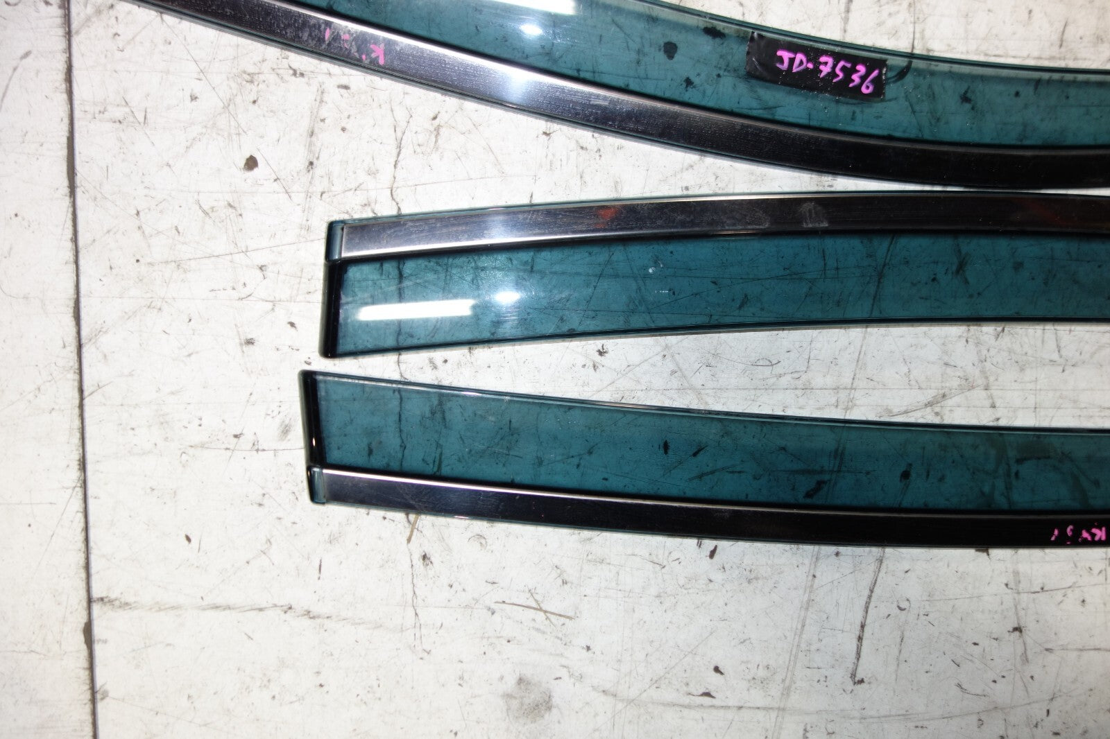 JDM Infiniti M35H M37 M56 Q70 Window Visors Rain Guards OEM 2011-2014