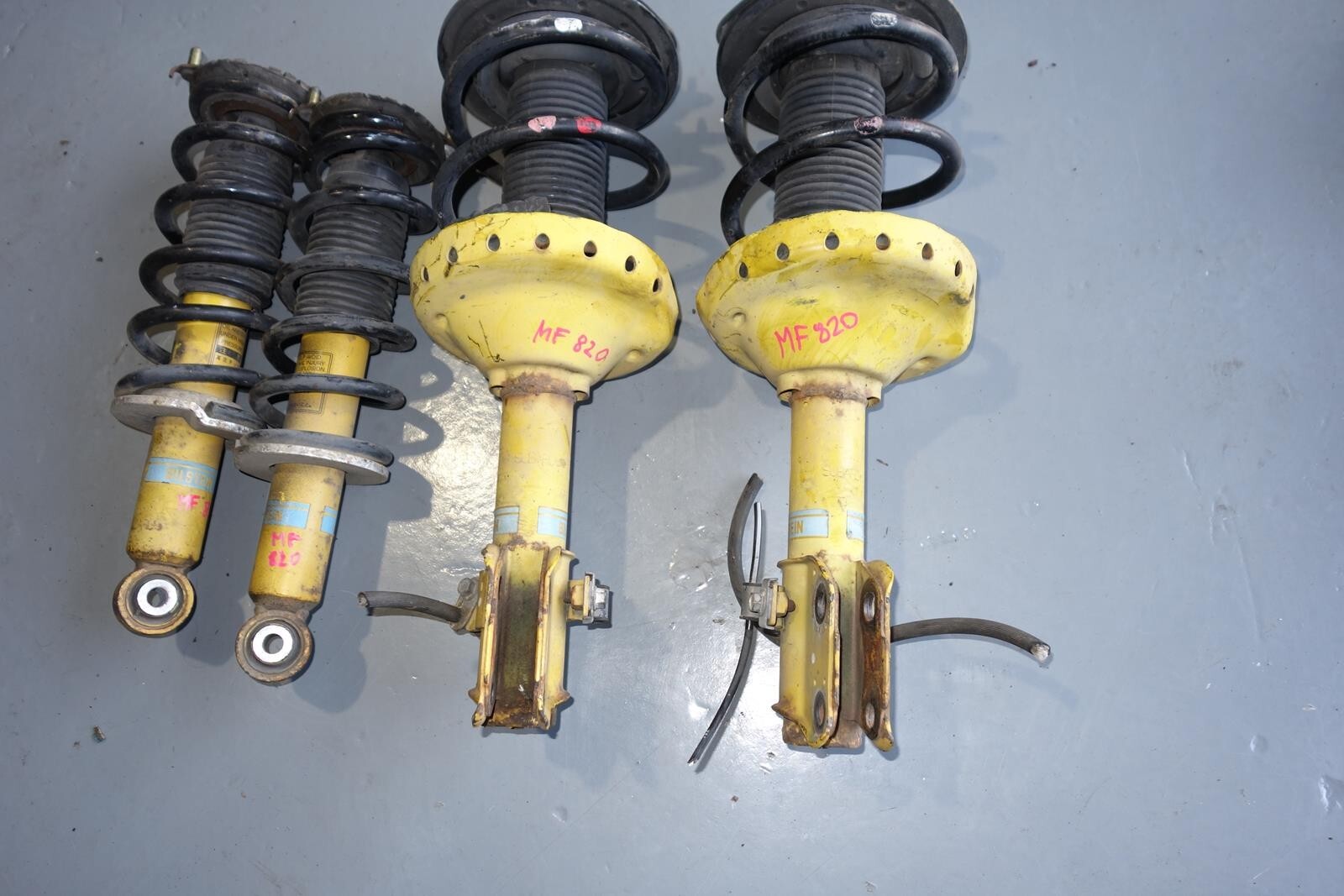 JDM SUBARU LEGACY BILSTEIN SPEC-B SHOCKS FRONT & REAR STRUTS COIL 05-2009 MF-820