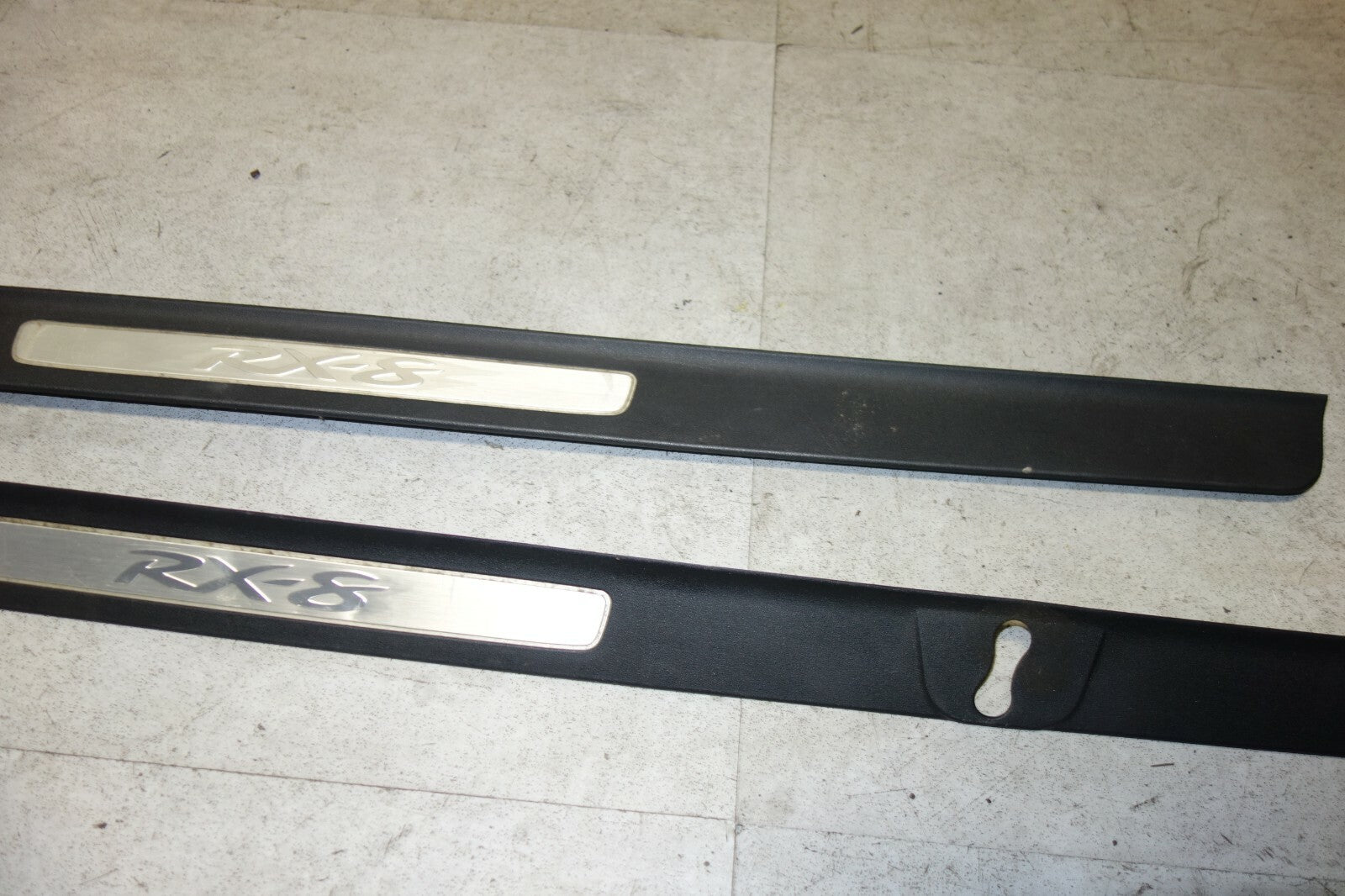 JDM Mazda RX8 Door Sills Scuff Plates Used OEM 2004 2005 2006 2007 2008