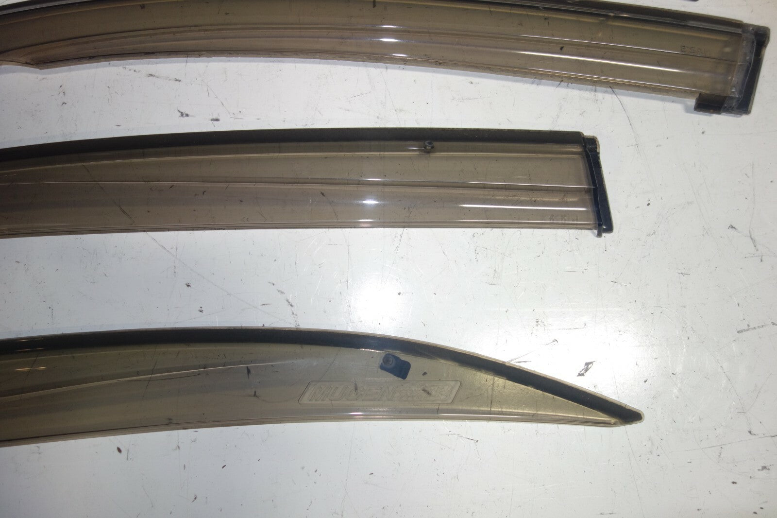 JDM 2005-2008 ACURA RL KB1 MUGEN WINDOW VISORS OEM RAIN GUARDS RARE