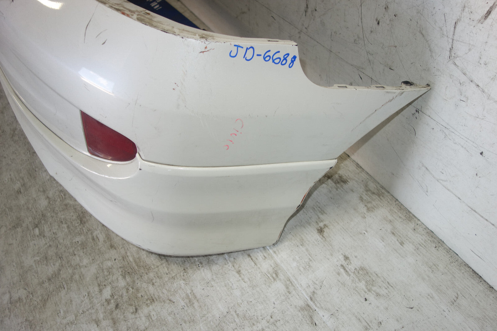 JDM Honda Civic EU3 OEM Rear Bumper Cover Modulo Lip 2001-2005 4DR Hatchback