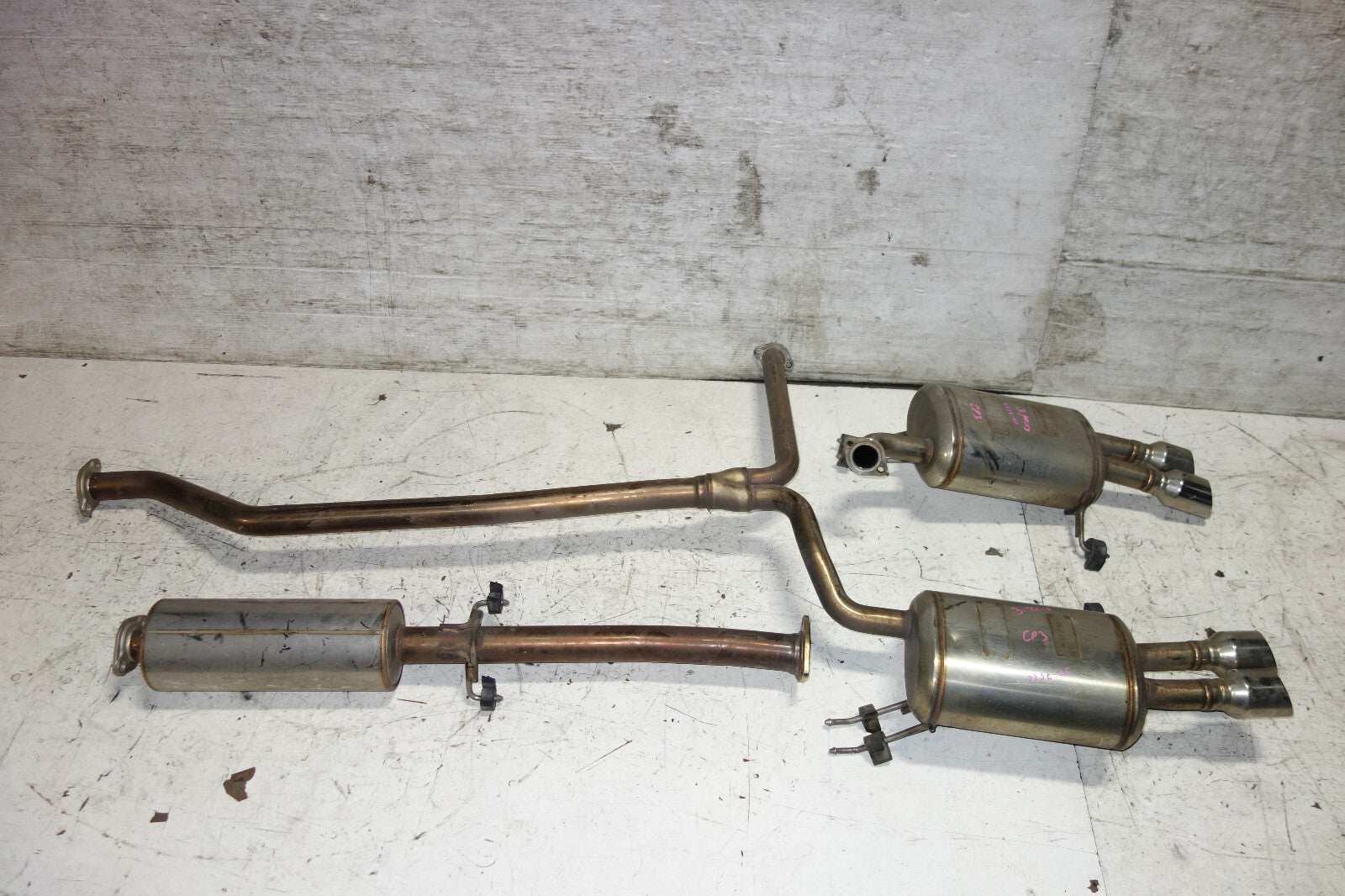 JDM Honda Accord V6 CP3 MUGEN POWER Sport Exhaust Muffler System 2008-2012 Rare
