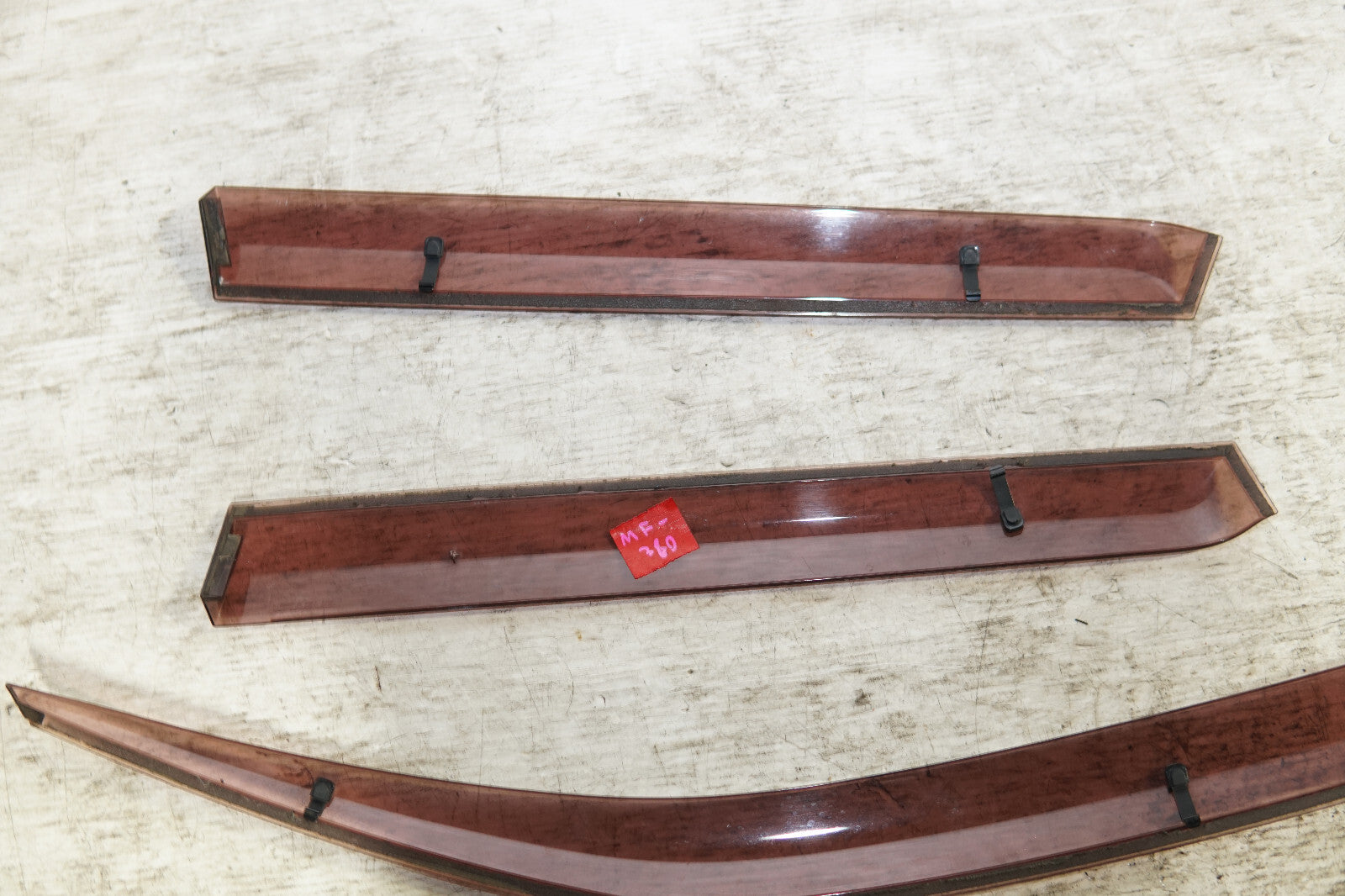 JDM Subaru Forester Window Visors Rain Guards 2009 2010 2011 2012 2013 SH5 SH9