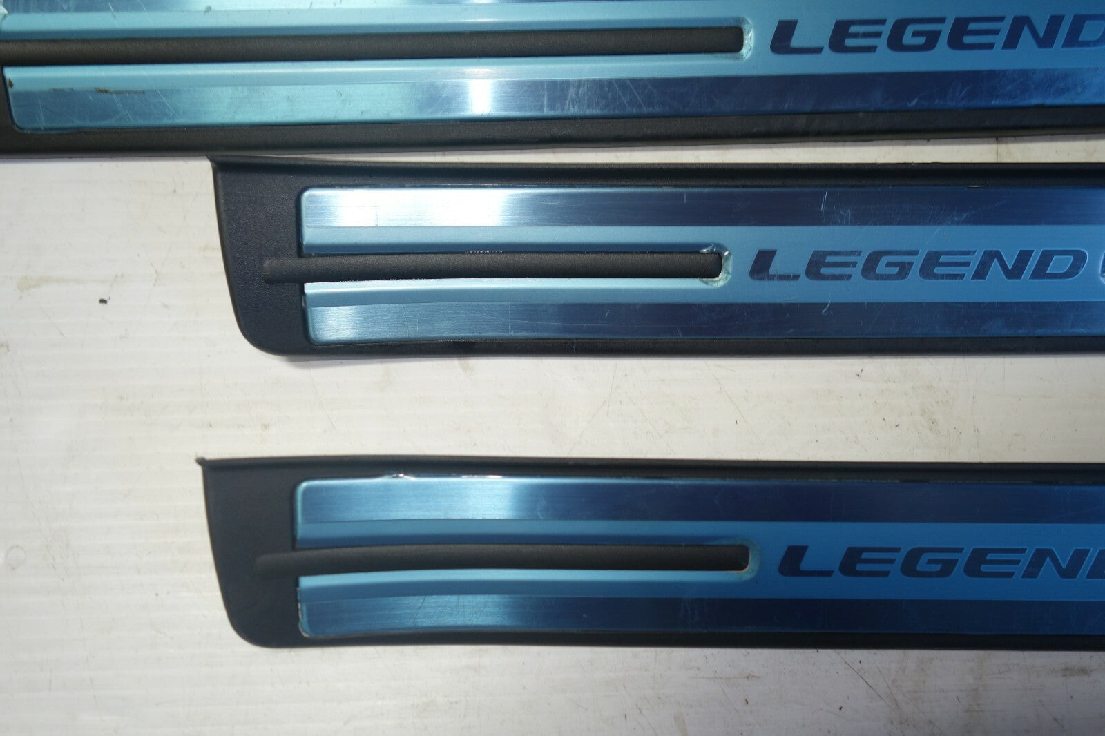 JDM 2005-2008 ACURA RL HONDA LEGEND OEM DOOR SILLS TRIM SCUFF PLATES SIDE STEPS