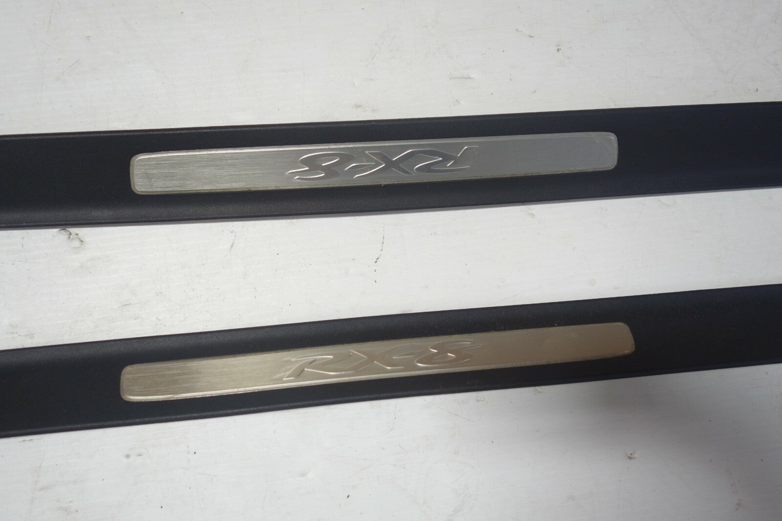 JDM 2004-2008 GENUINE MAZDA RX8 OEM DOOR SILLS TRIM SCUFF PLATES SIDE STEPS