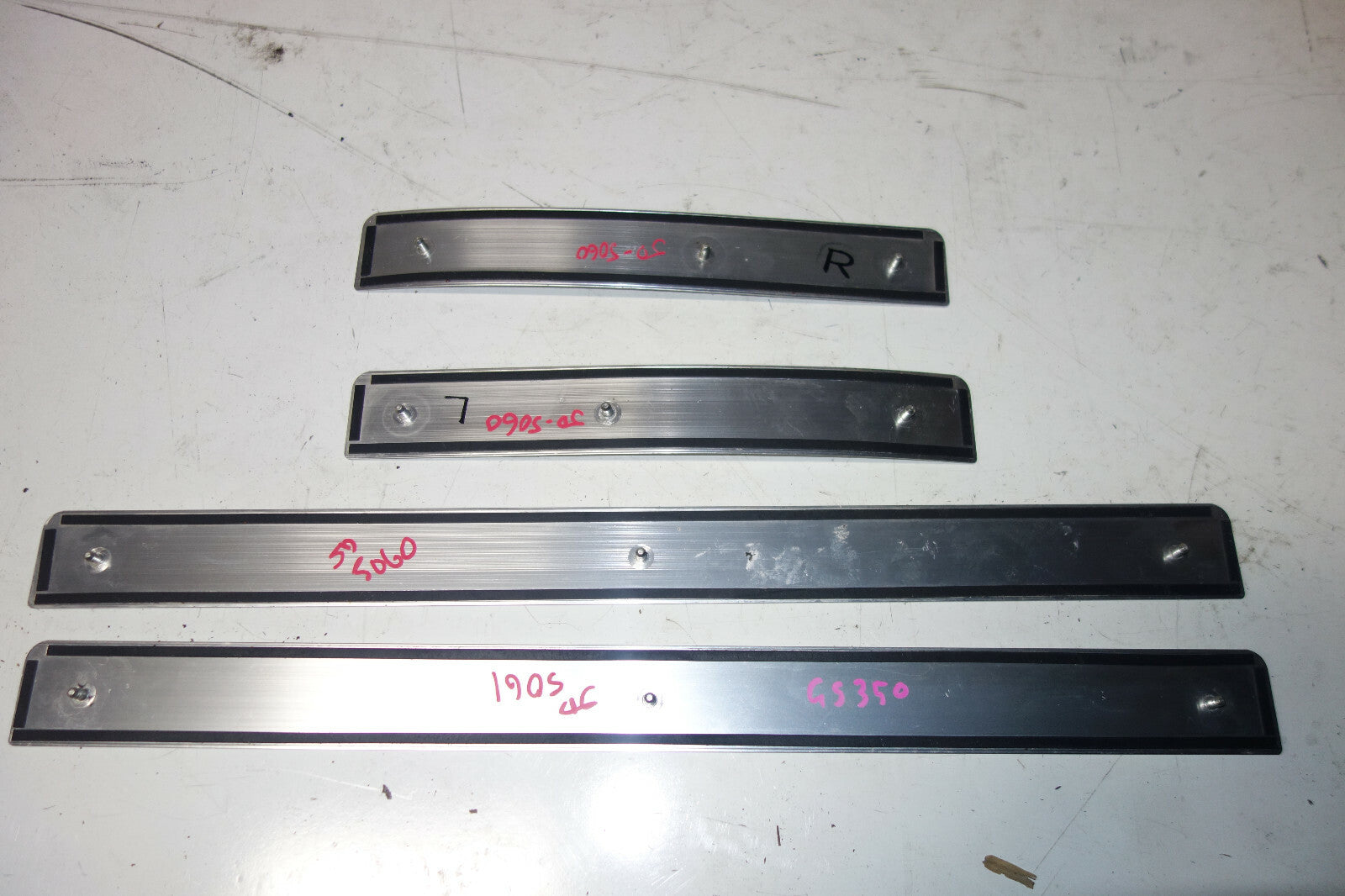JDM Lexus GS350 GS300 Inner Door Sills Scuff Plates 2006-2011 OEM Japan