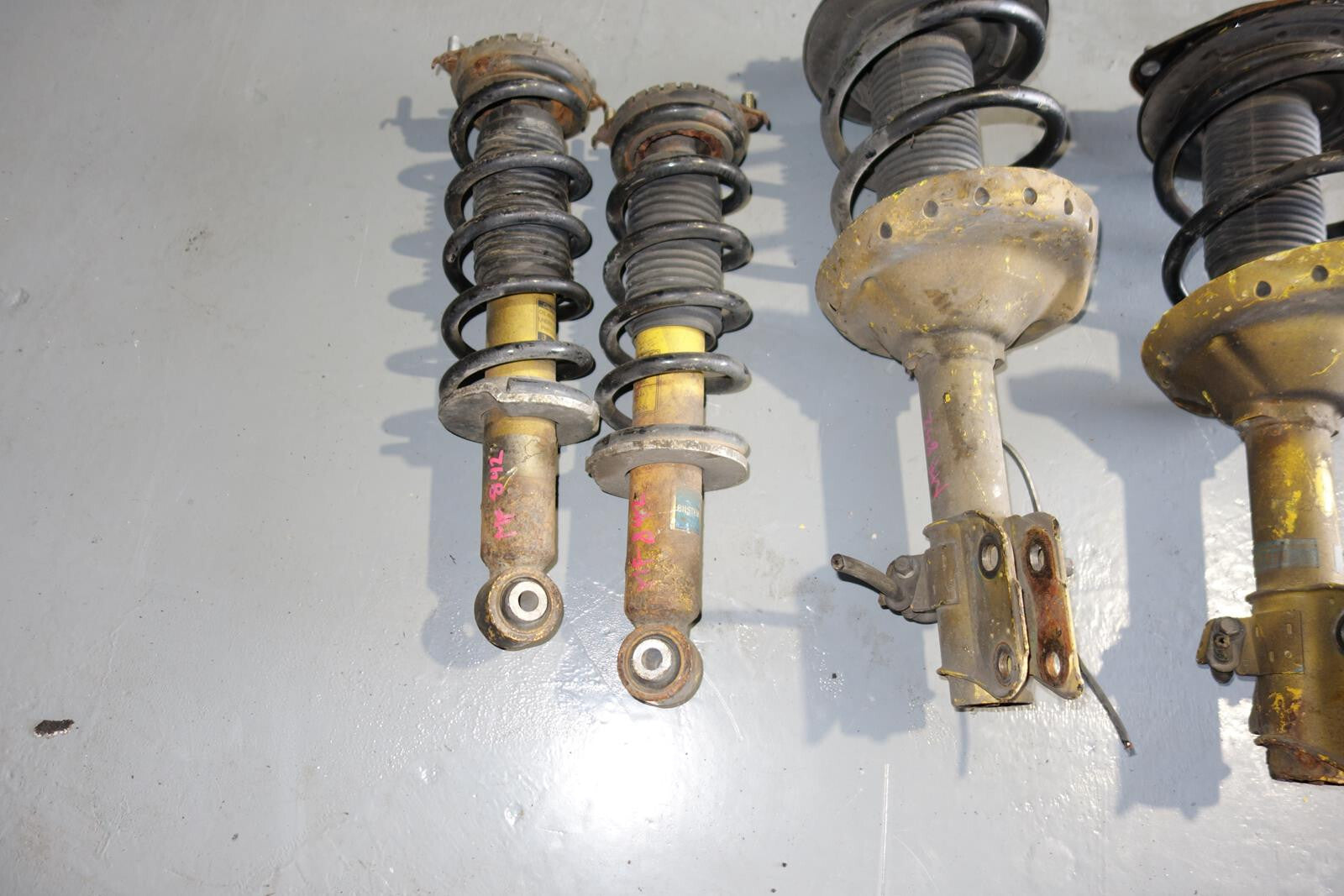 JDM Subaru Legacy Bilstein Shock Spring Strut Front Rear Suspension 05-09 MF-842