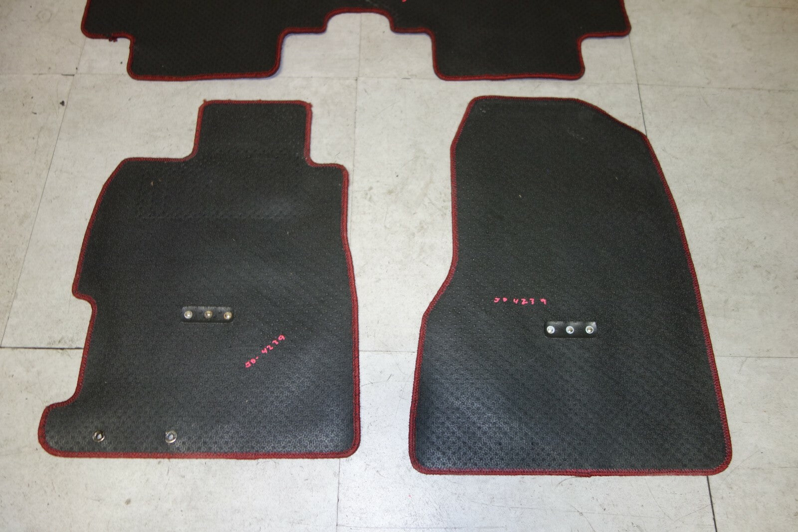 JDM Honda Civic Type R EP3 Red Floor Mats K20a Type R CTR RHD 2001-2005