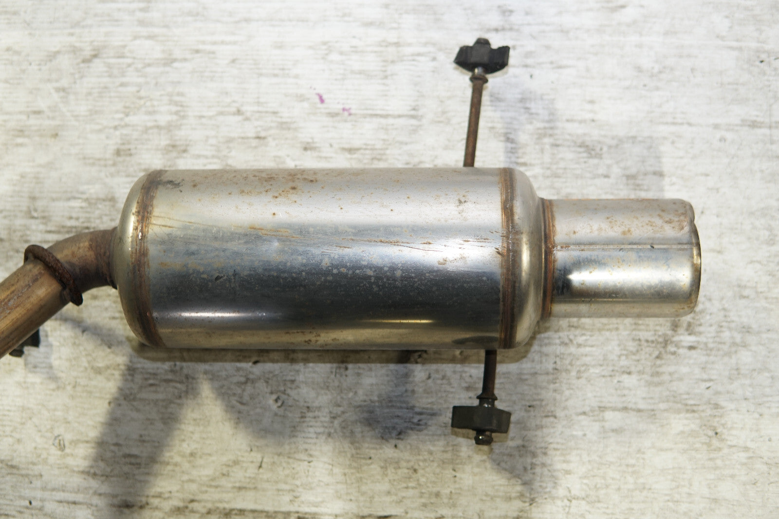 JDM Subaru Impreza WRX STi GENOME Exhaust Muffler Rare GDA GDB 2000-2007 GGA GGB