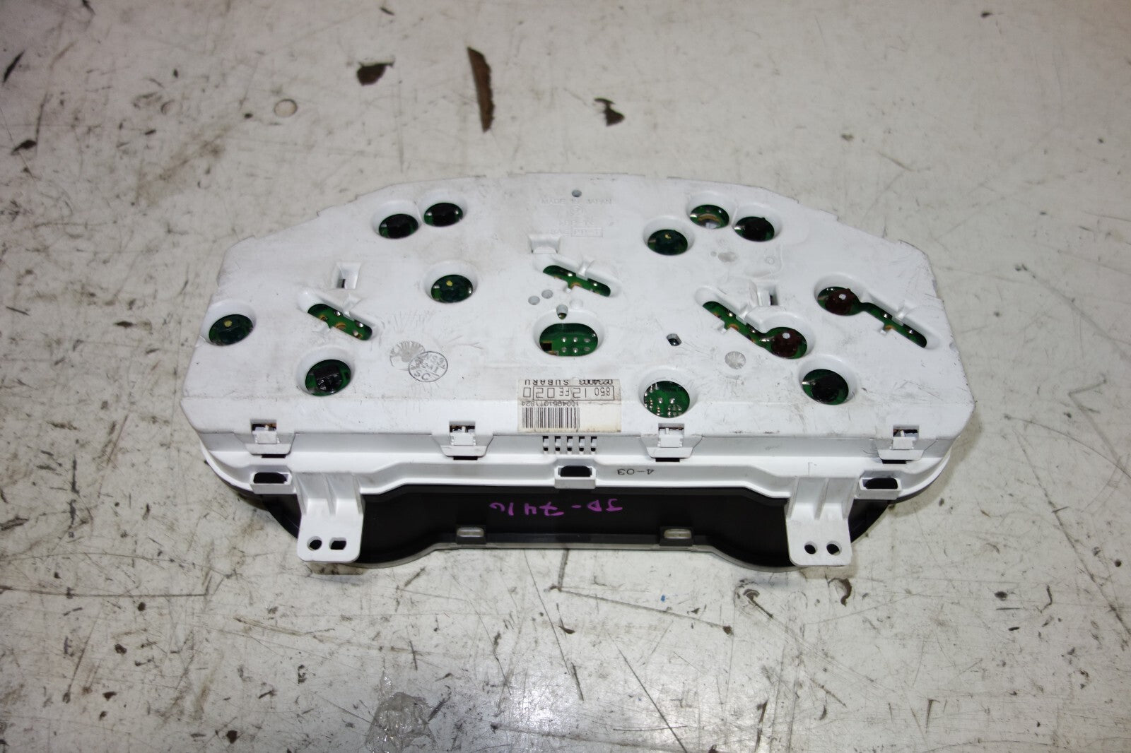 JDM 2002-2003 SUBARU IMPREZA WRX V7 MANUAL 5 SPEED GAUGE CLUSTER SPEEDOMETER
