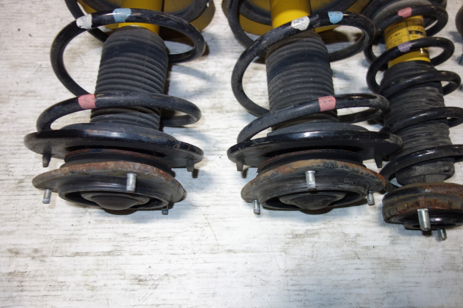 JDM Subaru Legacy Bilstein Yellow Shocks Struts Springs 2005-2009 #7684
