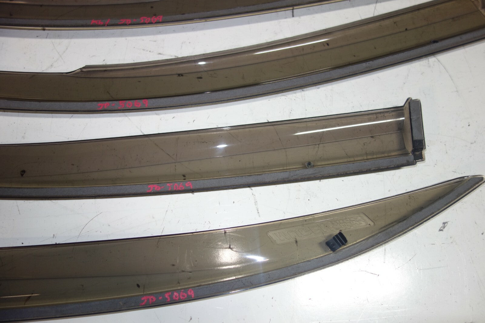 JDM 2005-2008 ACURA RL KB1 MUGEN WINDOW VISORS OEM RAIN GUARDS RARE