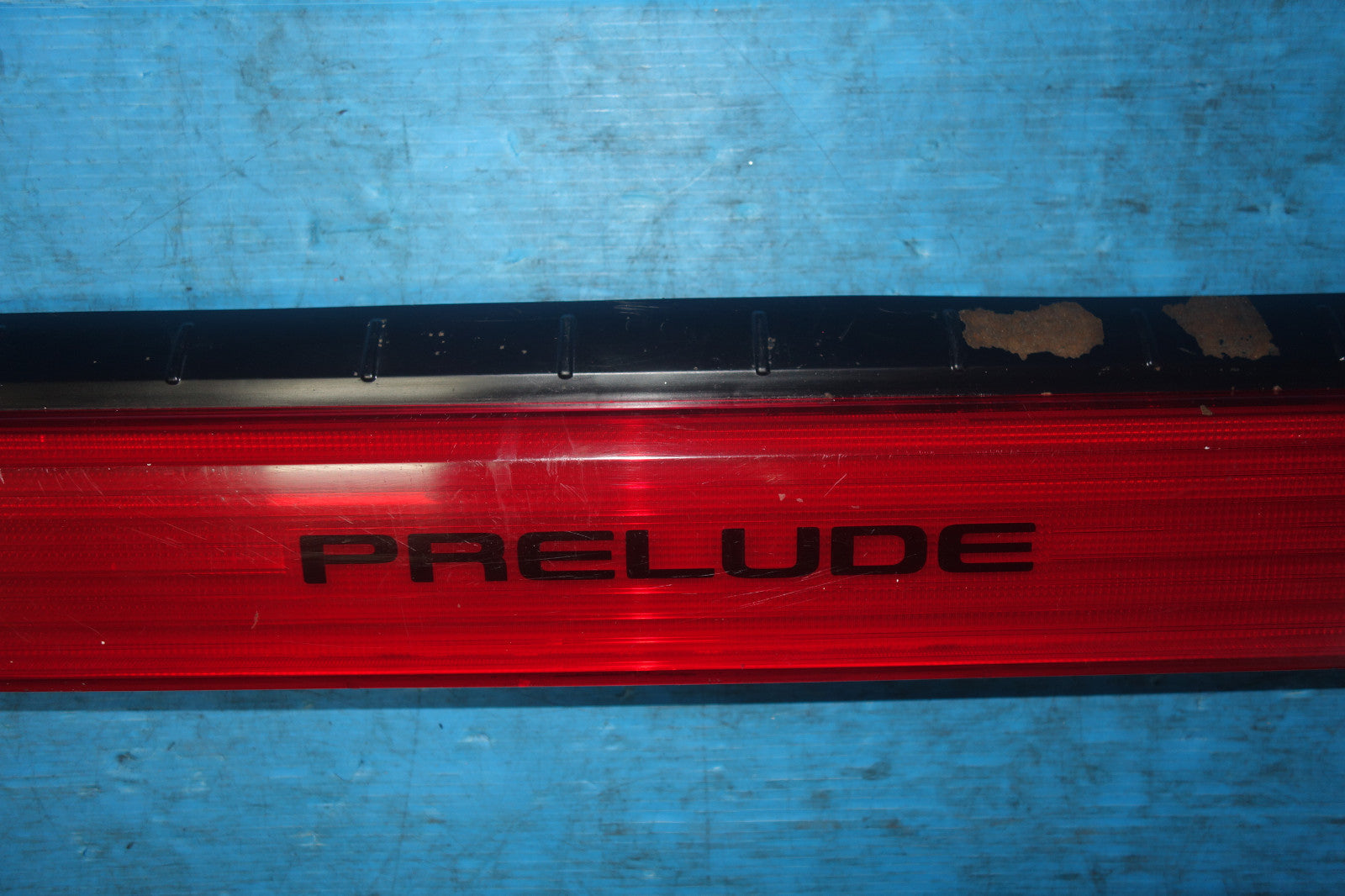 JDM Honda Prelude OEM Rear Center Garnish Ba4 BA5 1990 1991 Red #5155