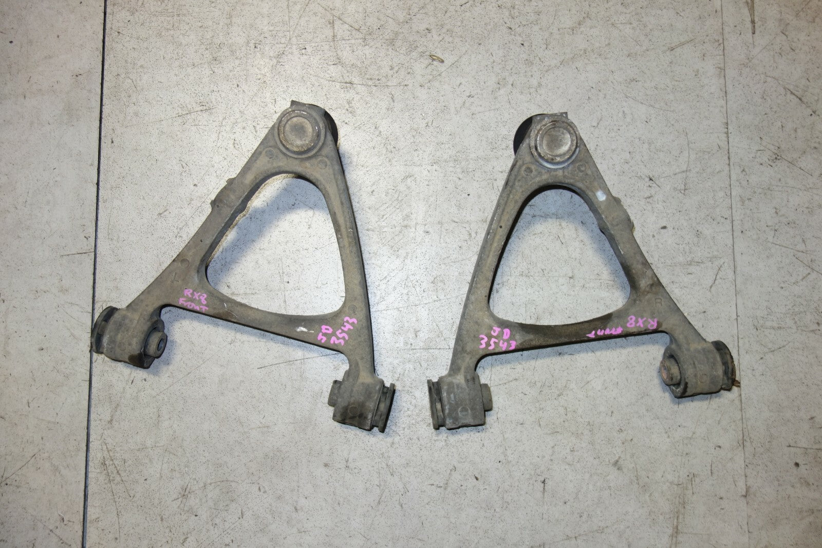 JDM MAZDA RX-8 Front Upper Control Arms Suspension OEM RX8 Low Mileage 2004-2008