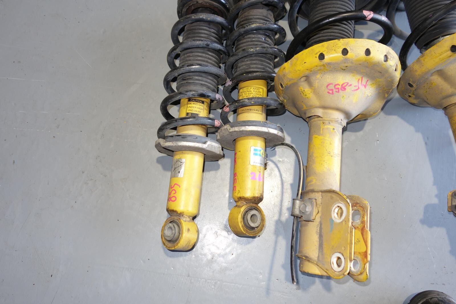 JDM SUBARU LEGACY BILSTEIN SPEC-B SHOCKS FRONT & REAR STRUTS COIL 05-2009 MF-855