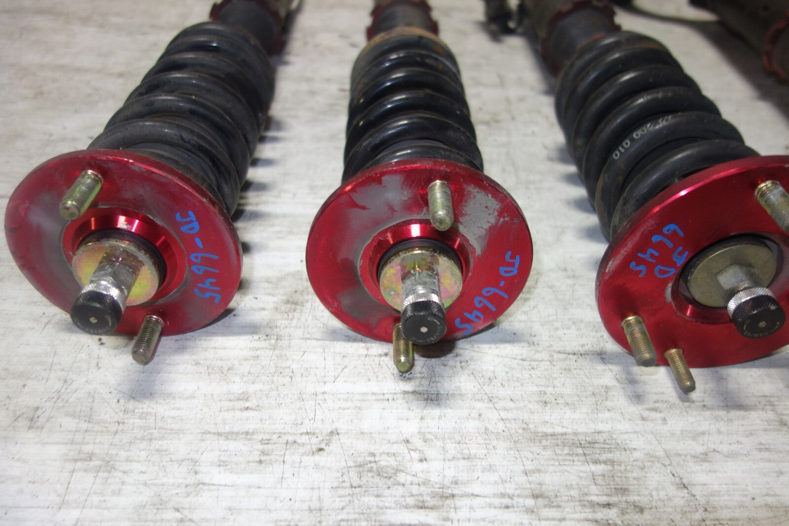 JDM Honda Accord CP3 Coilovers Lowering Suspension Shocks Japan 2008-2012 #6645