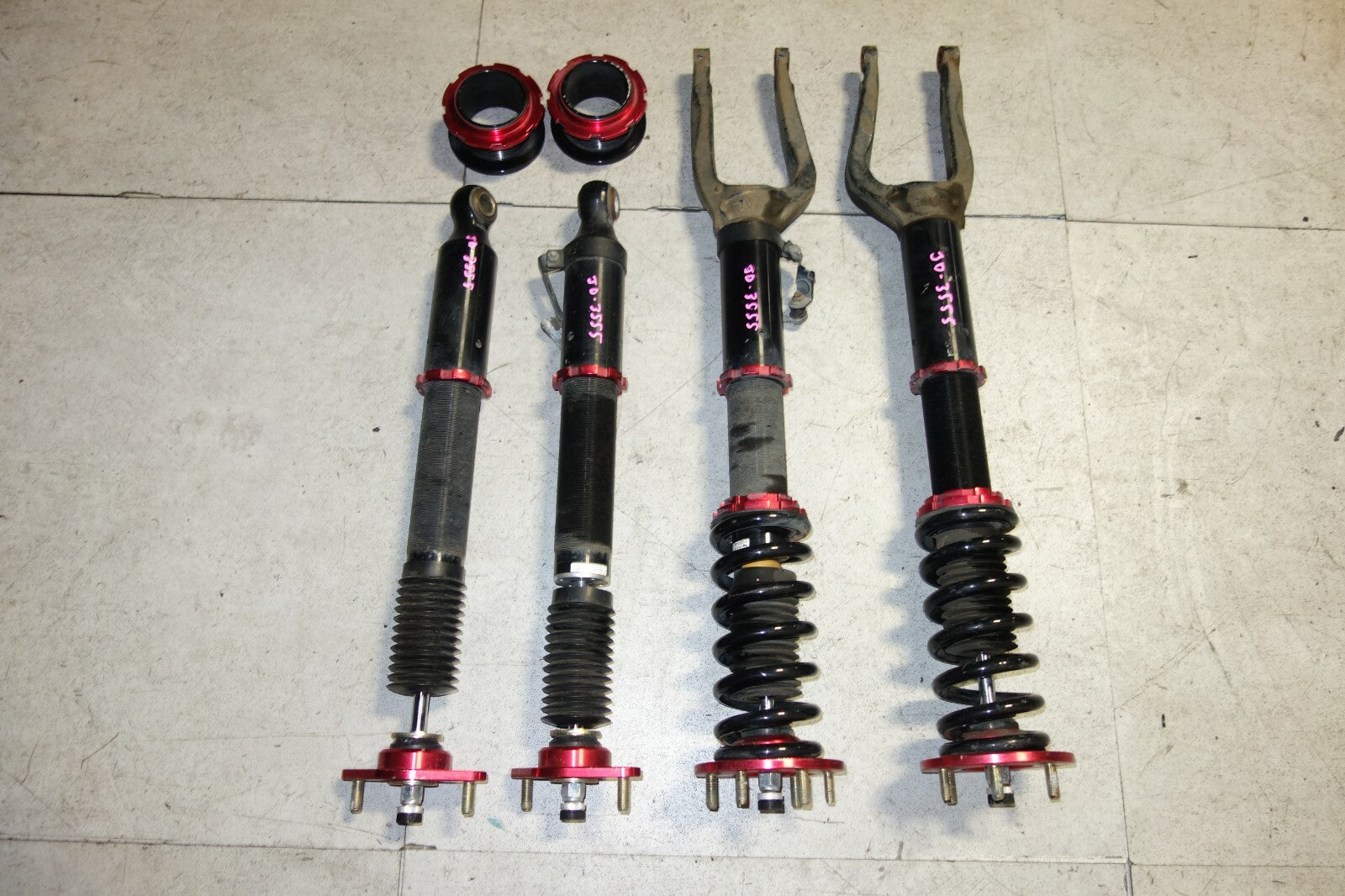 JDM 2005-2012 ACURA RL KB1 KB2 DAMPER COILOVERS LOWERING KIT FRONT & REAR FIT RL