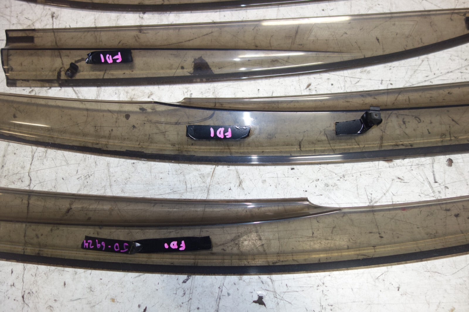 JDM Acura CSX Honda Civic FD2 FD1 Mugen Window Visors 2006-2011 4 Door **RARE**