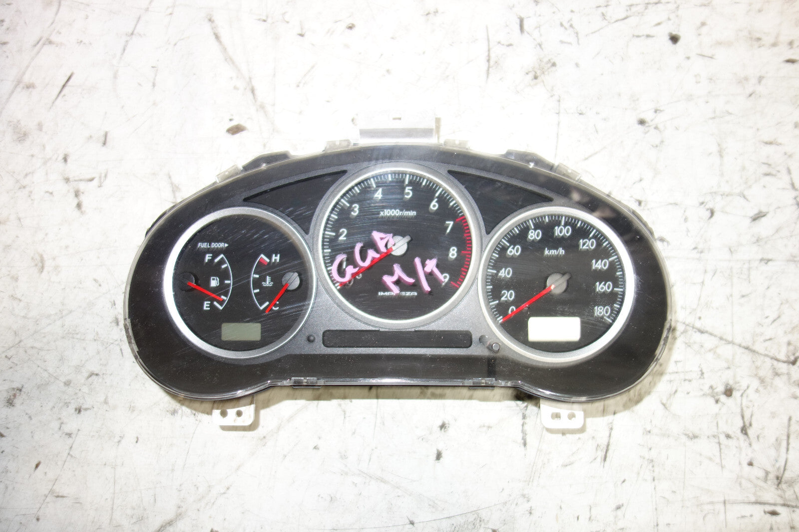 JDM Subaru Impreza WRX Gauge Cluster Manual M/T 5speed Speedometer 2004-2005 V8