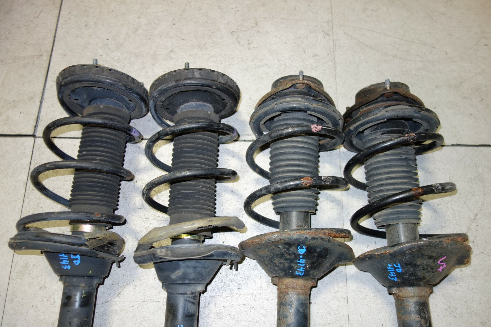 Subaru Impreza WRX Genuine Shocks Struts Coil Springs Suspension Low Miles 02-03