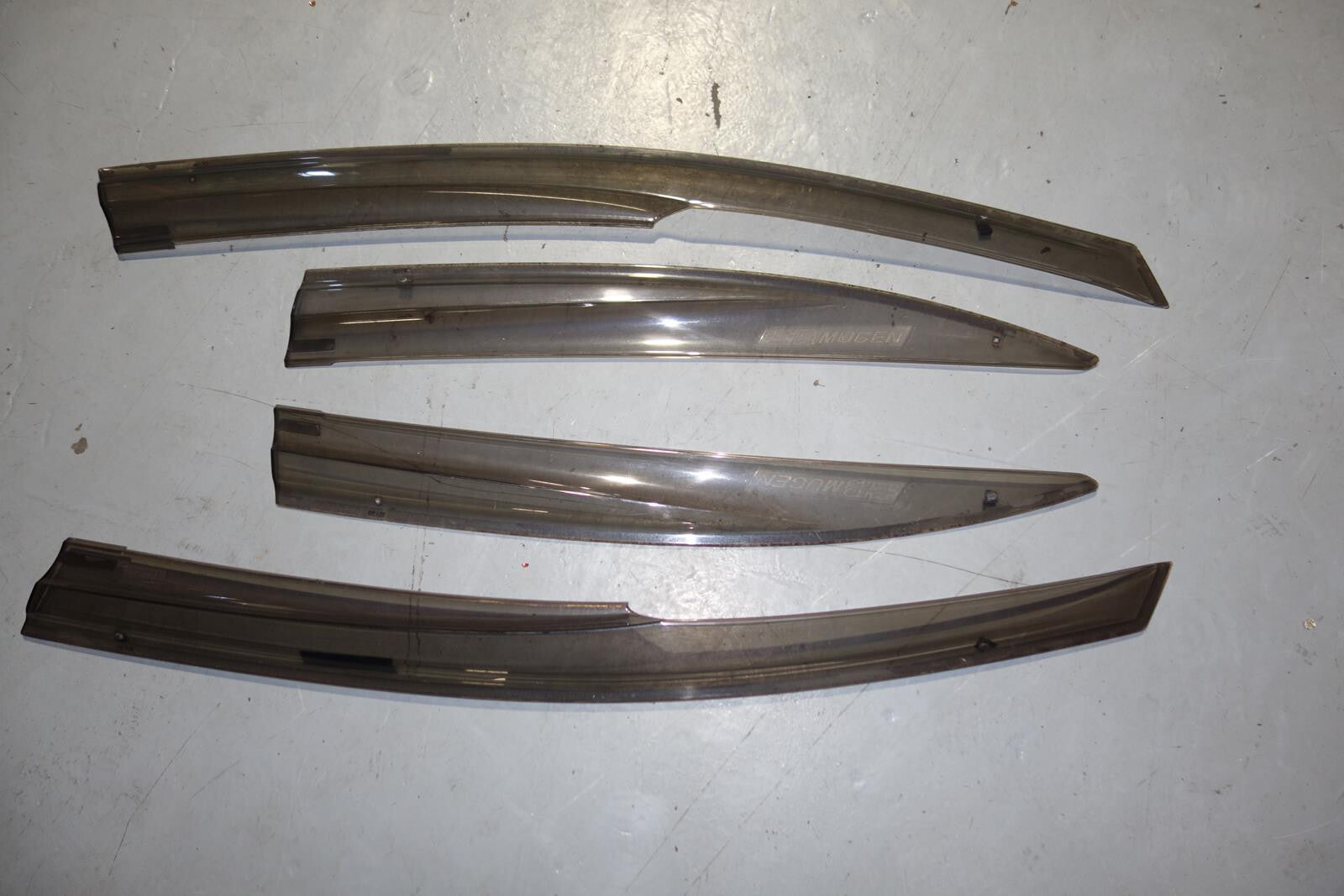 JDM Honda Civic Type R FD2 Acura CSX Mugen Window Visors Rain Guards 2006-2011