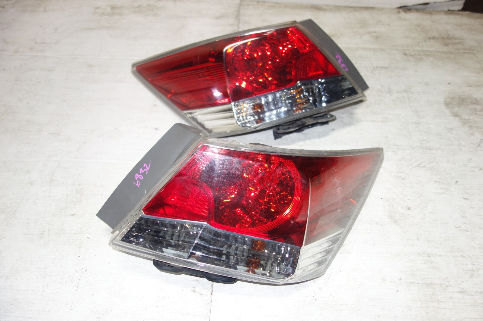 JDM GENUINE HONDA ACCORD INSPIRE CP3 OEM TAIL LIGHTS TAIL LAMPS 4 DOOR 2008-2012