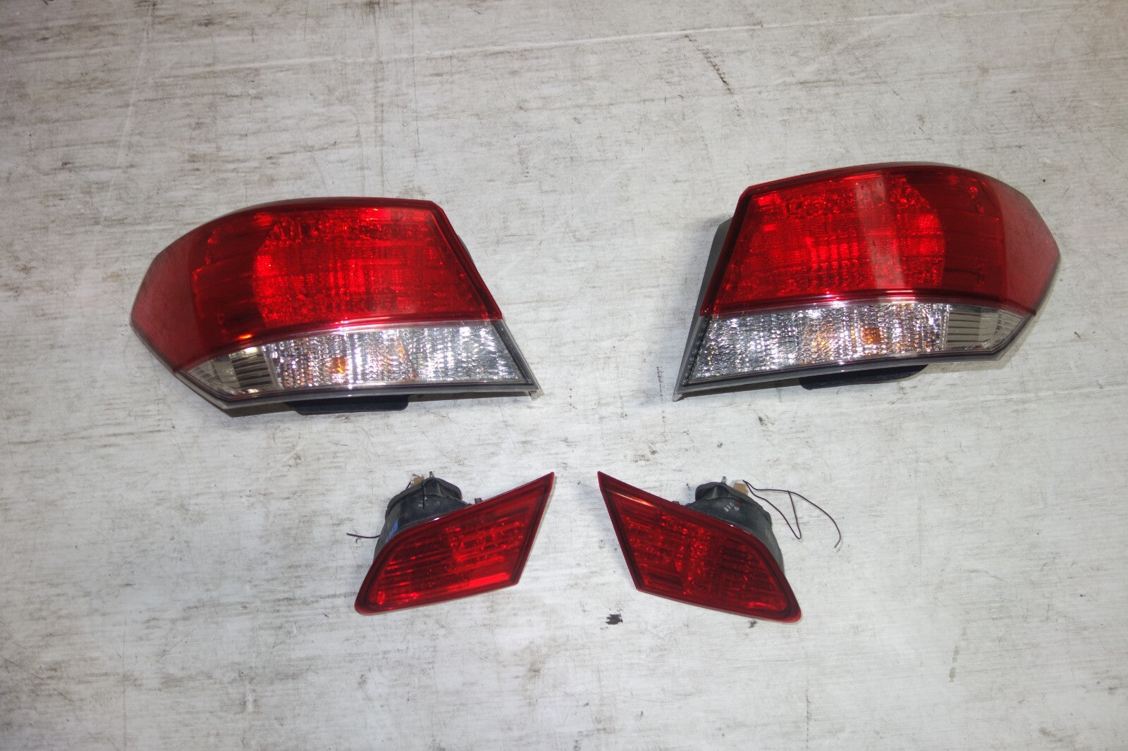 JDM Subaru Legacy Sedan Taillights Tail Lamps 2010 2011 2012 2013 2014 BM9 BMM
