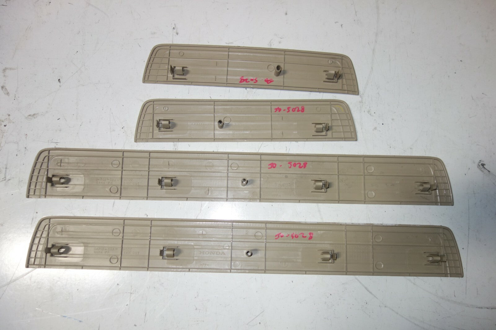JDM Honda Accord Door Sills Scuff Plates Sedan 4-dr 2003-2007