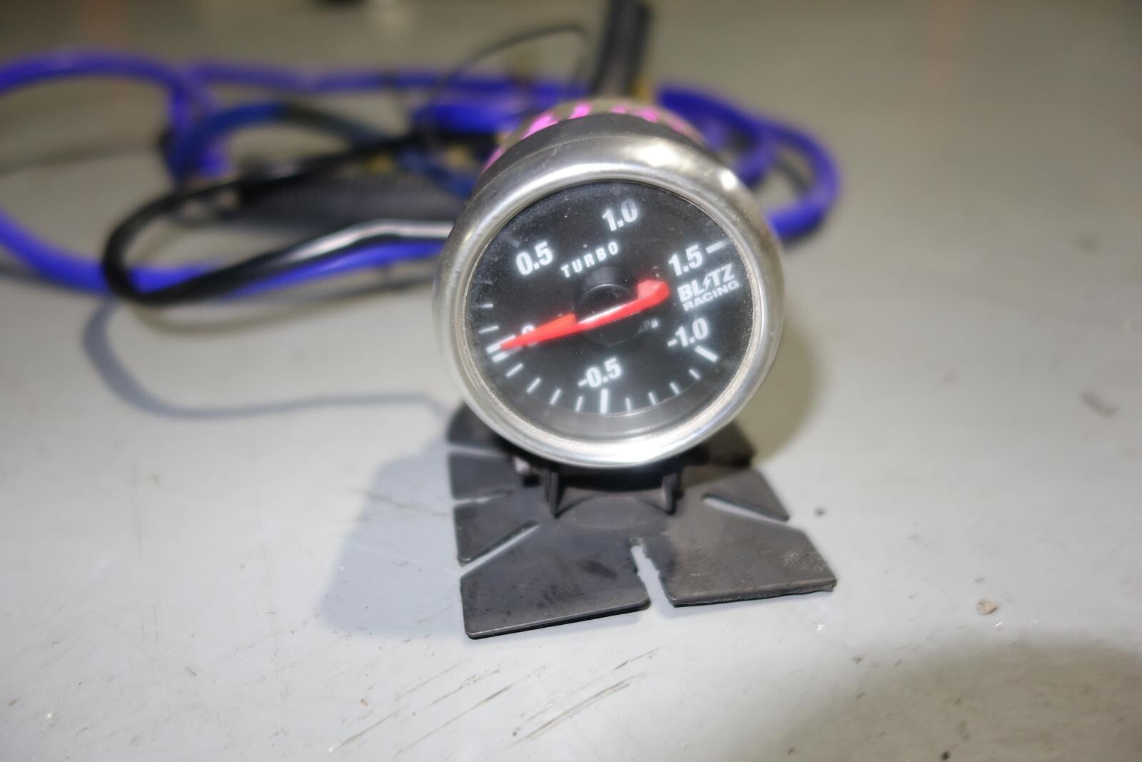 JDM Blitz Racing Turbo Boost Gauge Racing Meter Genuine Universal Fitment