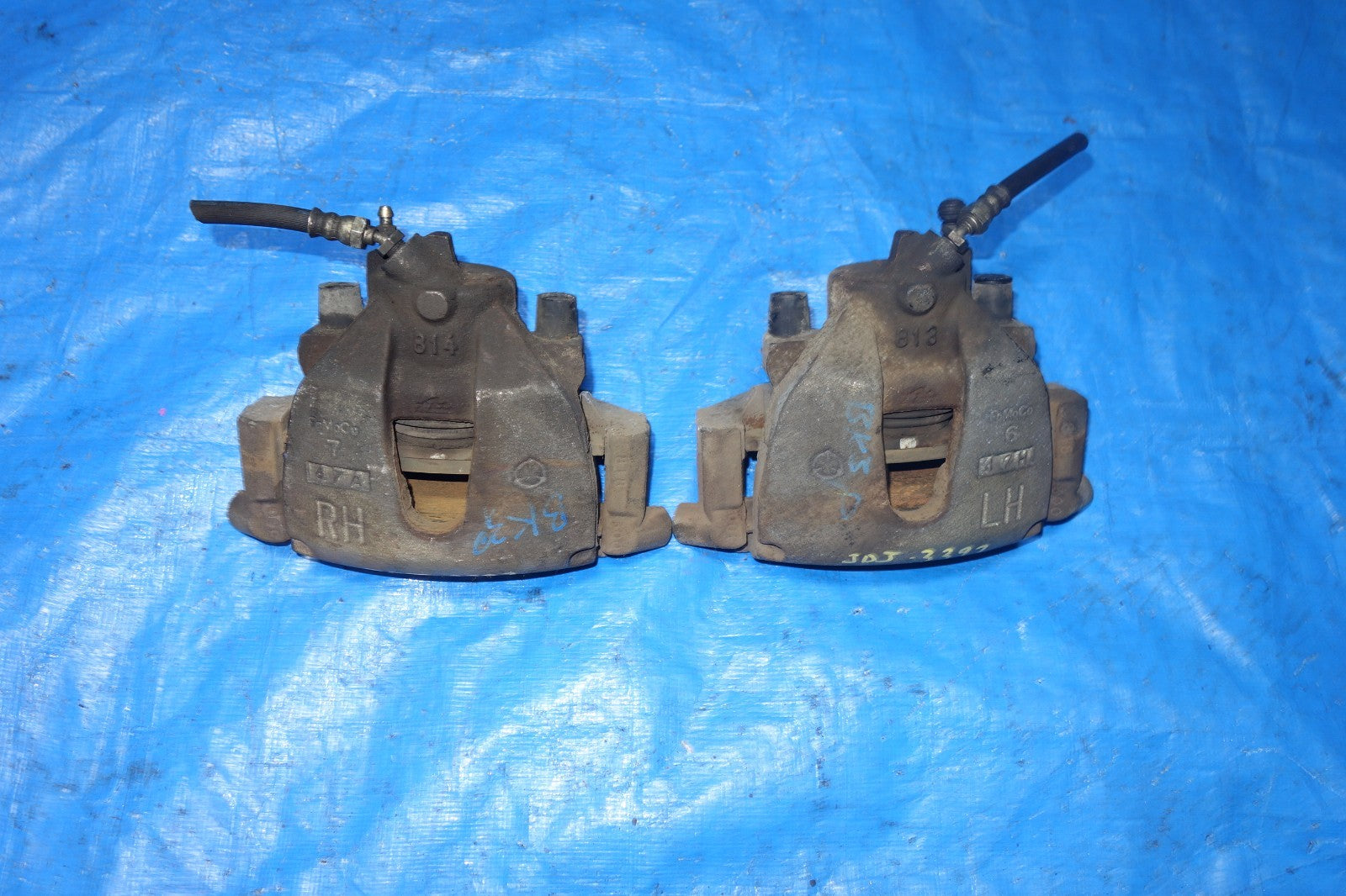 JDM Mazda 3 OEM 1 Piston Front Brake Calipers LH RH Pair Original 2004-2006