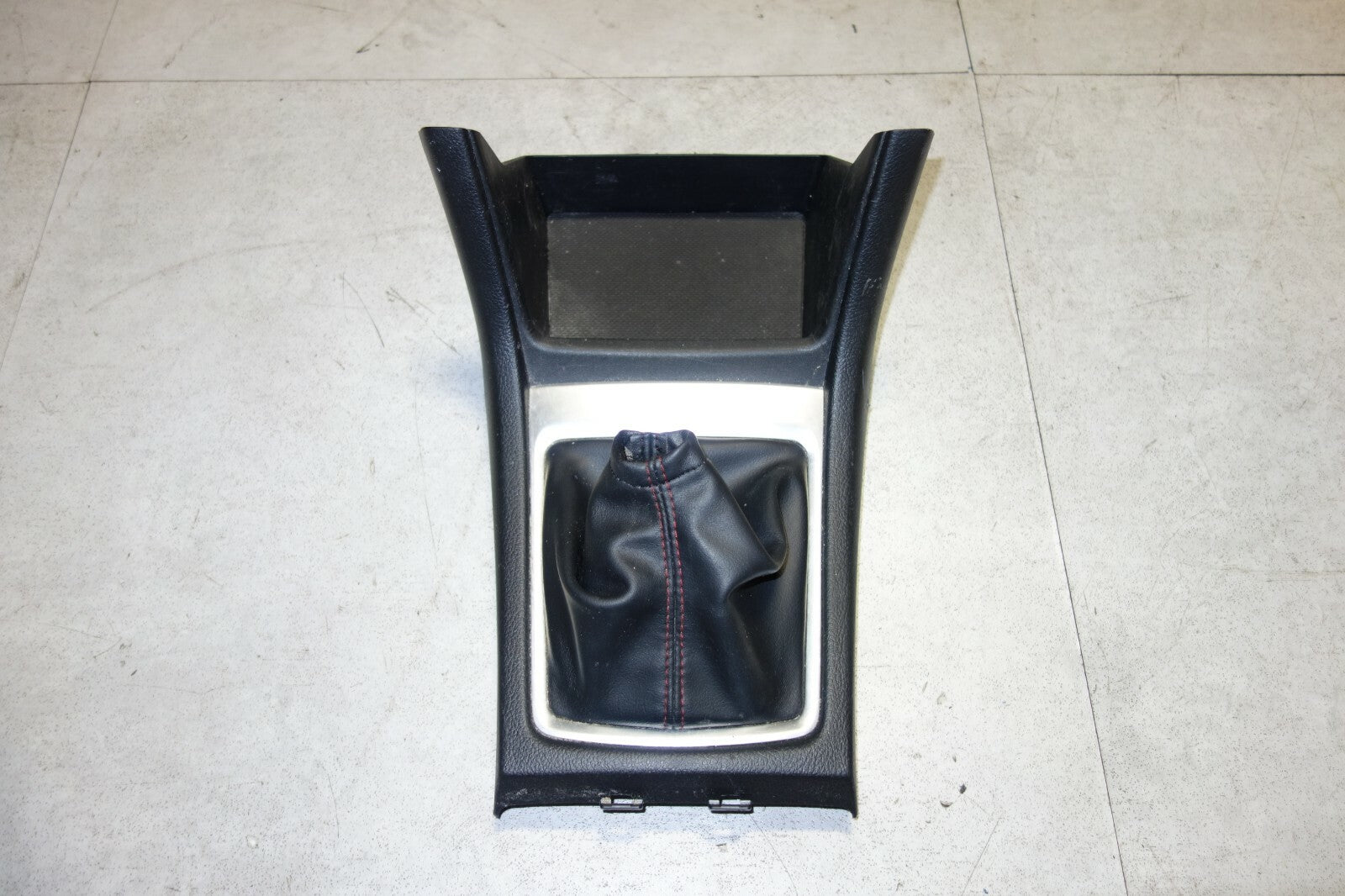 Subaru WRX OEM Shifter Console Trim Bezel Shift Boot Red Stitching VA 2015-2020
